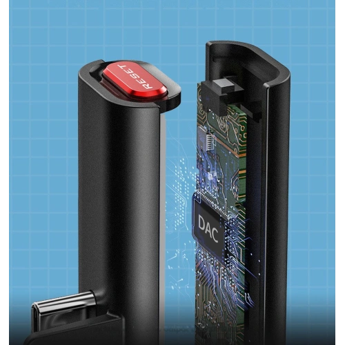 Transmiter Bluetooth Baseus GAMO BA05 USB-C Nintendo Switch czarny