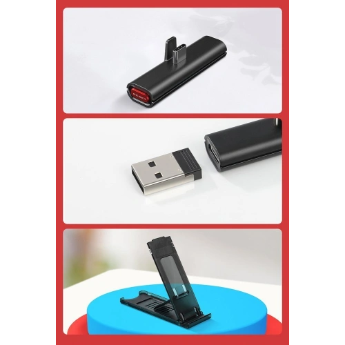 Transmiter Bluetooth Baseus GAMO BA05 USB-C Nintendo Switch czarny