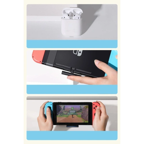 Transmiter Bluetooth Baseus GAMO BA05 USB-C Nintendo Switch czarny