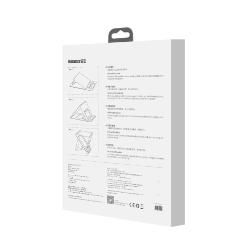 Podstawka pod laptopa Baseus do 16 cali z regulowaną wysokością czarny