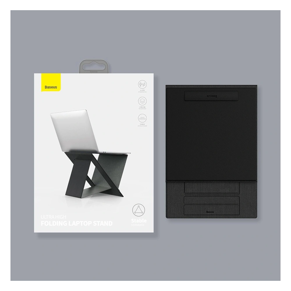 Hurtownia GSM - Suport pentru laptop Baseus de 16 inci cu înălțime reglabilă, negru - BSU4169 - {ean13} - Hurt