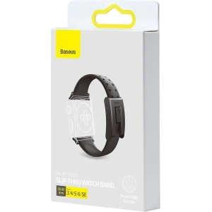 Hurtownia GSM - Pasek Baseus Slip-Thru Apple Watch 4/5/6/7/SE/8/9/10 40/41/42mm negru - BSU4170 - {ean13} - Hurt