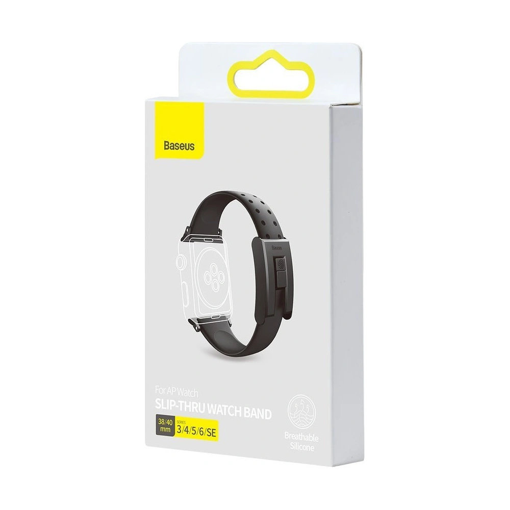 Wholesale Band Baseus Slip-Thru Apple Watch 4/5/6/7/SE/8/9/10 40/41/42mm black - BSU4170 - {ean13} - Hurt