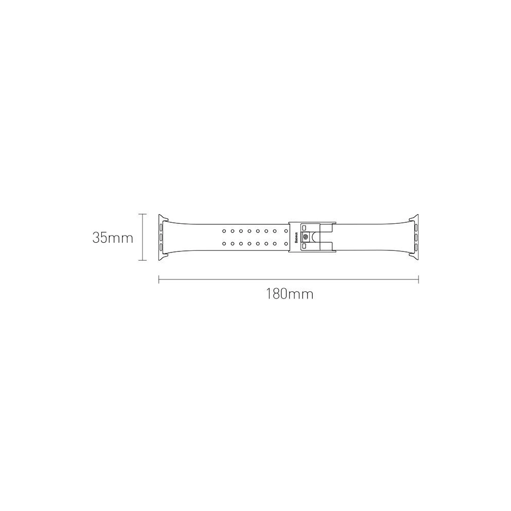 Wholesale Band Baseus Slip-Thru Apple Watch 4/5/6/7/SE/8/9/10 40/41/42mm black - BSU4170 - {ean13} - Hurt