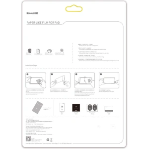 Hurtownia GSM - Matt képernyőfólia 0.15mm Baseus Papírszerű Apple iPad mini 2021 (6. generáció) / iPad mini 8.3" 2024 7gen - BSU4171 - {ean13} - Hurt