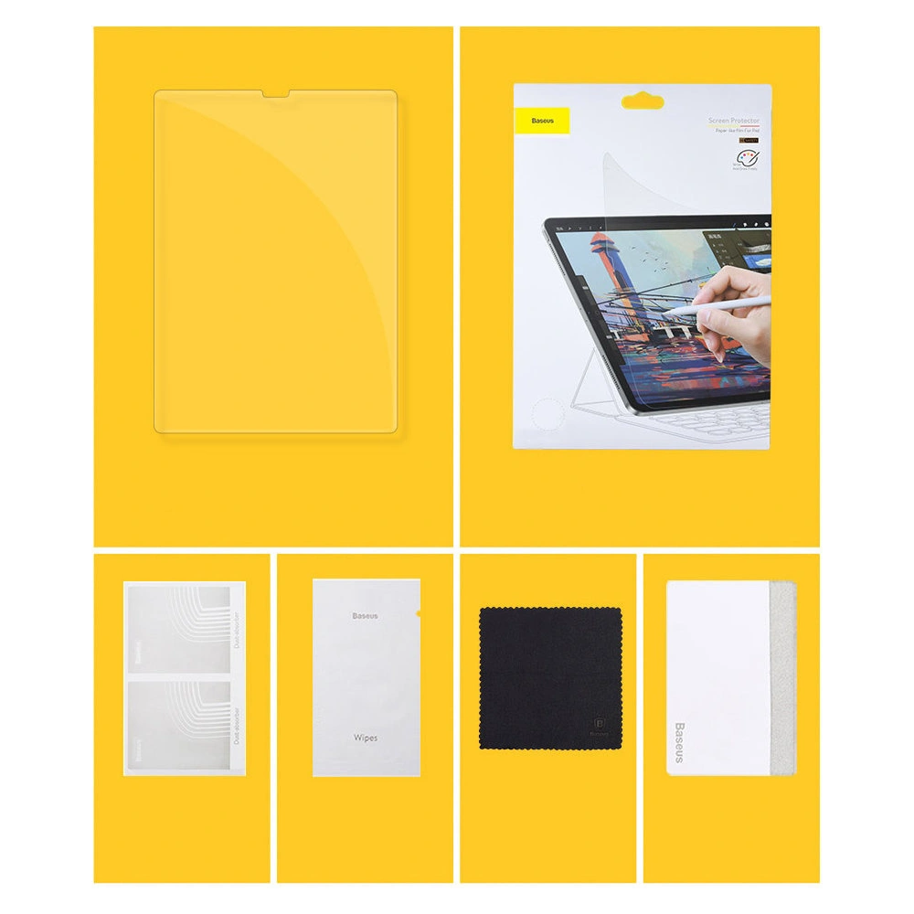 Hurtownia GSM - Matt képernyőfólia 0.15mm Baseus Papírszerű Apple iPad mini 2021 (6. generáció) / iPad mini 8.3" 2024 7gen - BSU4171 - {ean13} - Hurt