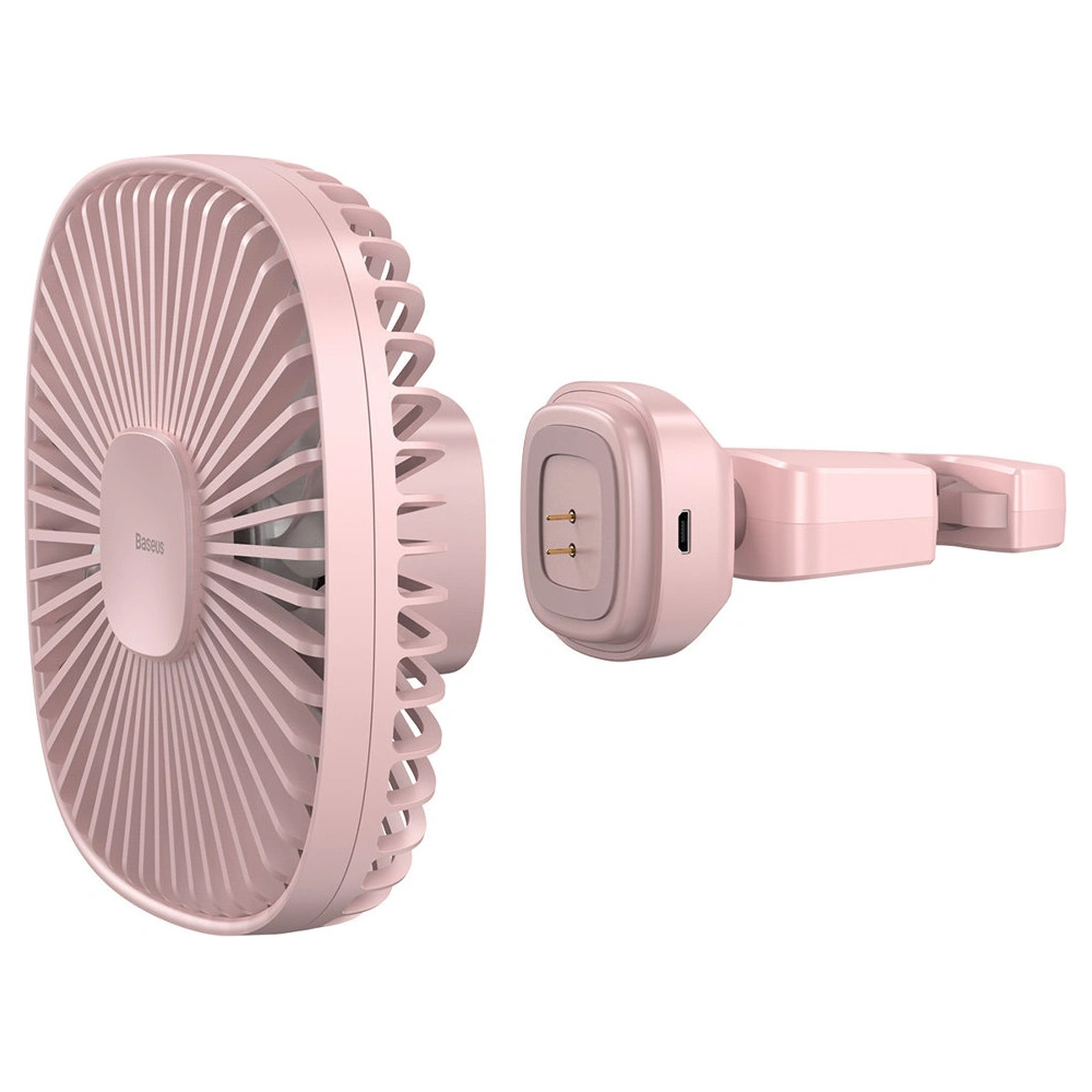 Hurtownia GSM - Ventilator magnetic pentru tetieră Baseus pentru bancheta din spate roz - BSU4172 - {ean13} - Hurt