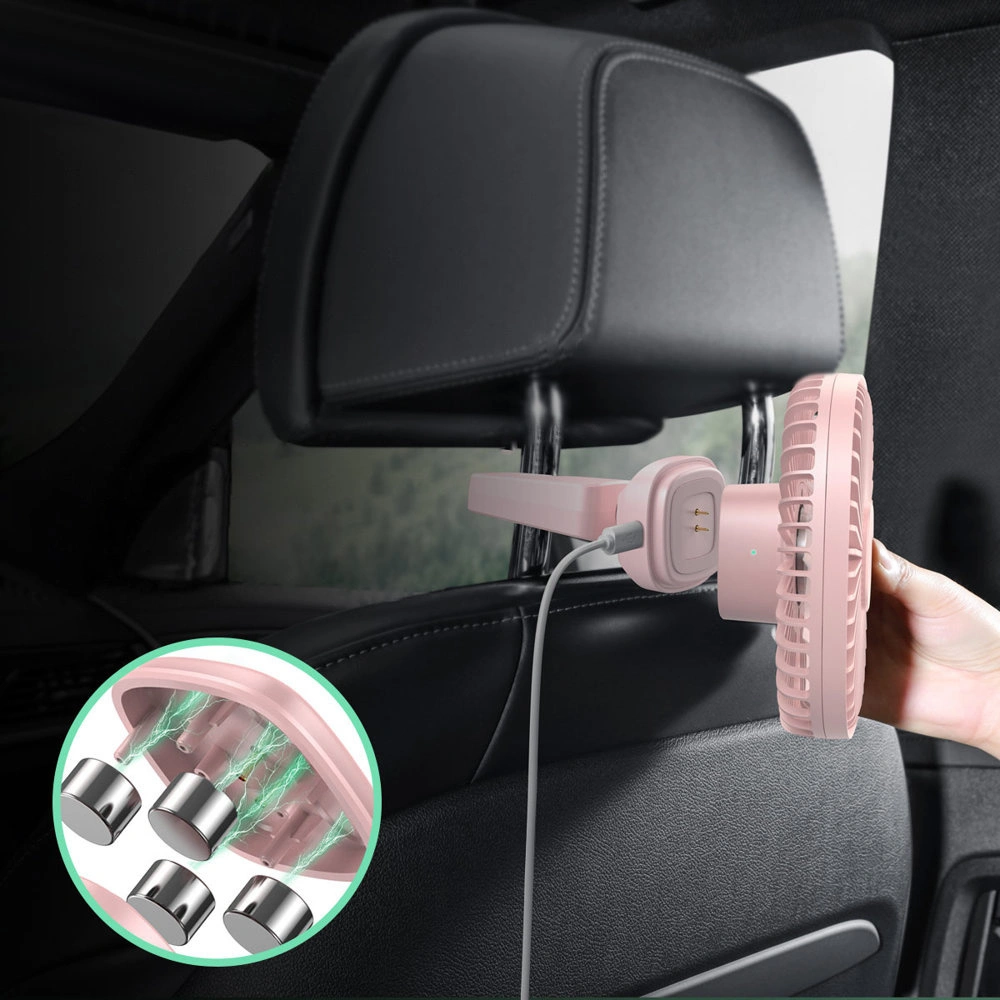Hurtownia GSM - Magnetischer Ventilator für Kopfstützen Baseus für die Rückbank rosa - BSU4172 - {ean13} - Hurt