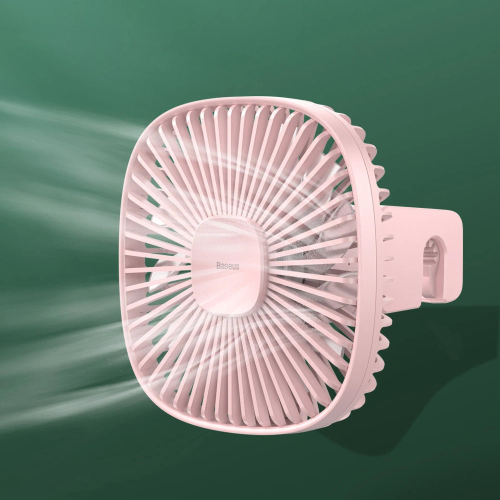 Hurtownia GSM - Ventilator magnetic pentru tetieră Baseus pentru bancheta din spate roz - BSU4172 - {ean13} - Hurt