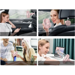 Wholesale Car fan Baseus Natural Wind pink - BSU4172 - {ean13} - Hurt