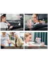 Hurtownia GSM - Ventilator magnetic pentru tetieră Baseus pentru bancheta din spate roz - BSU4172 - {ean13} - Hurt