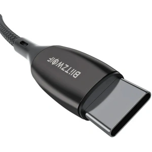 Hurtownia GSM - Kabel BlitzWolf BW-TC23 USB-C/USB-C z wyświetlaczem, 100W, 1.8m (czarny) - BLZ561 - {ean13} - Hurt