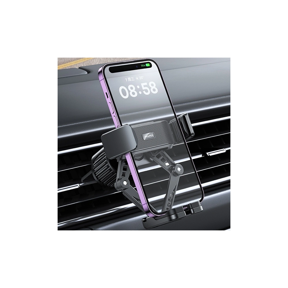 Hurtownia GSM - Držák do auta AWEI X39 na ventilační mřížku černý/black - AWEI142 - {ean13} - Hurt