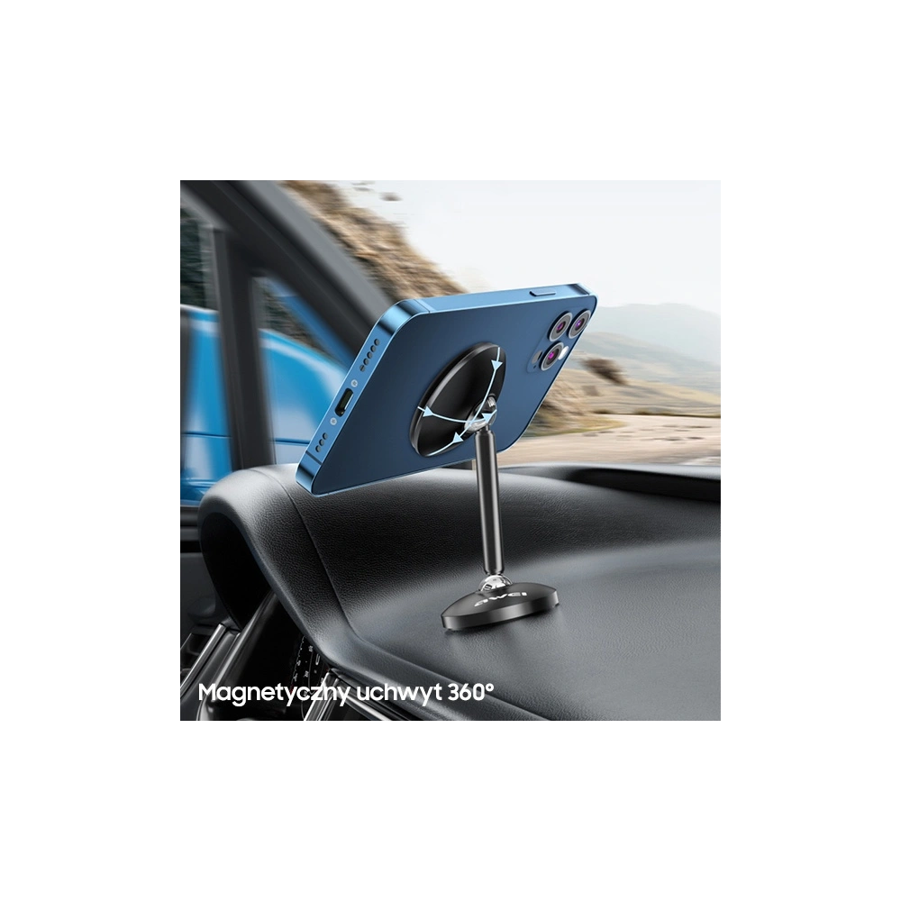 Hurtownia GSM - Suport auto AWEI X22 pentru cockpit negru/black - AWEI143 - {ean13} - Hurt