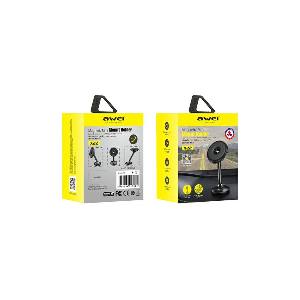 Hurtownia GSM - Suport auto AWEI X22 pentru cockpit negru/black - AWEI143 - {ean13} - Hurt