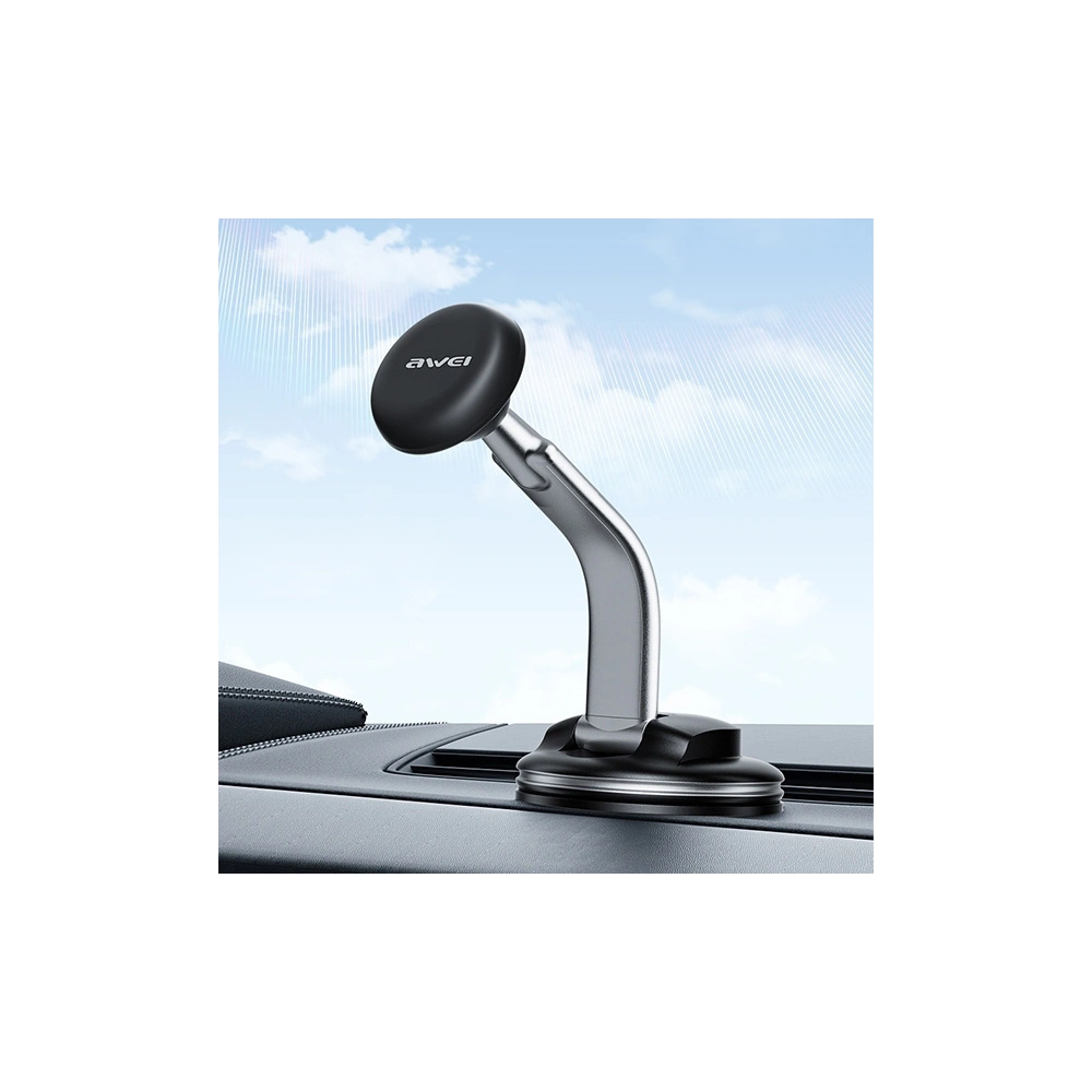 Hurtownia GSM - Suport auto AWEI X45 pentru parbriz/pe tabloul de bord negru/black - AWEI144 - {ean13} - Hurt