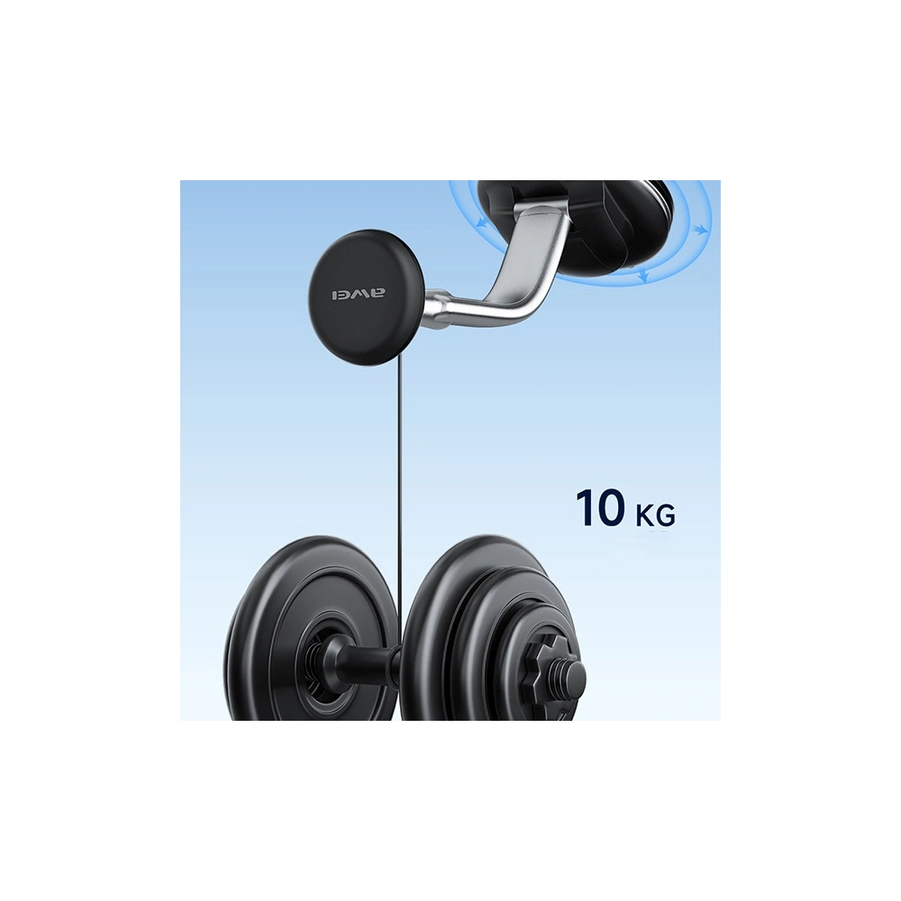 Hurtownia GSM - Suport auto AWEI X45 pentru parbriz/pe tabloul de bord negru/black - AWEI144 - {ean13} - Hurt