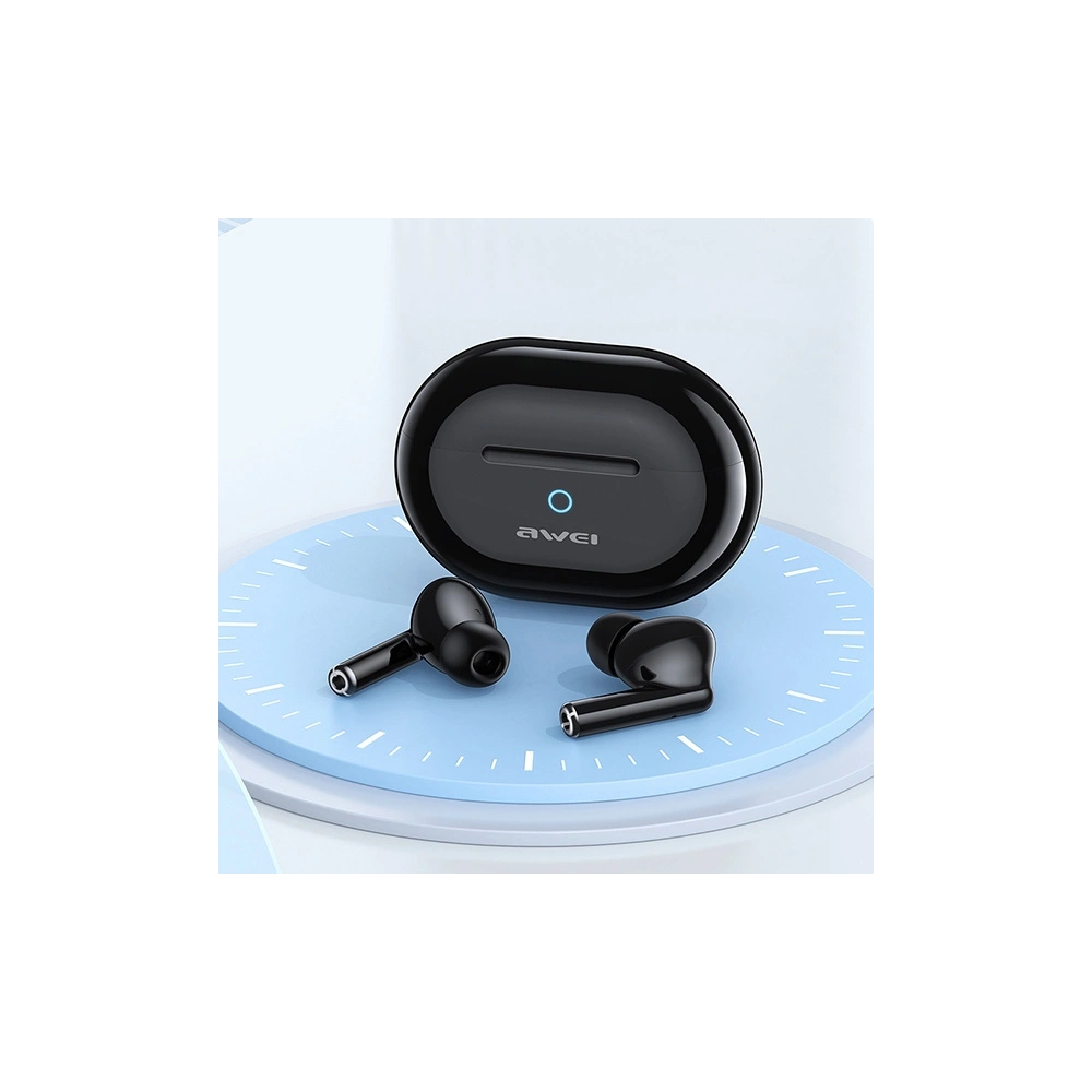 Hurtownia GSM - Sluchátka TWS AWEI T61 Bluetooth 5.3 + dokovací stanice černá/black - AWEI146 - {ean13} - Hurt
