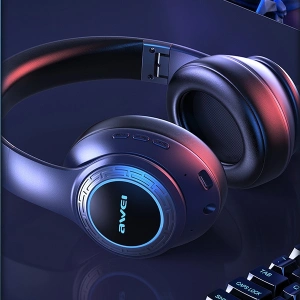 Wholesale AWEI A300BL Headphones Bluetooth black - AWEI147 - {ean13} - Hurt