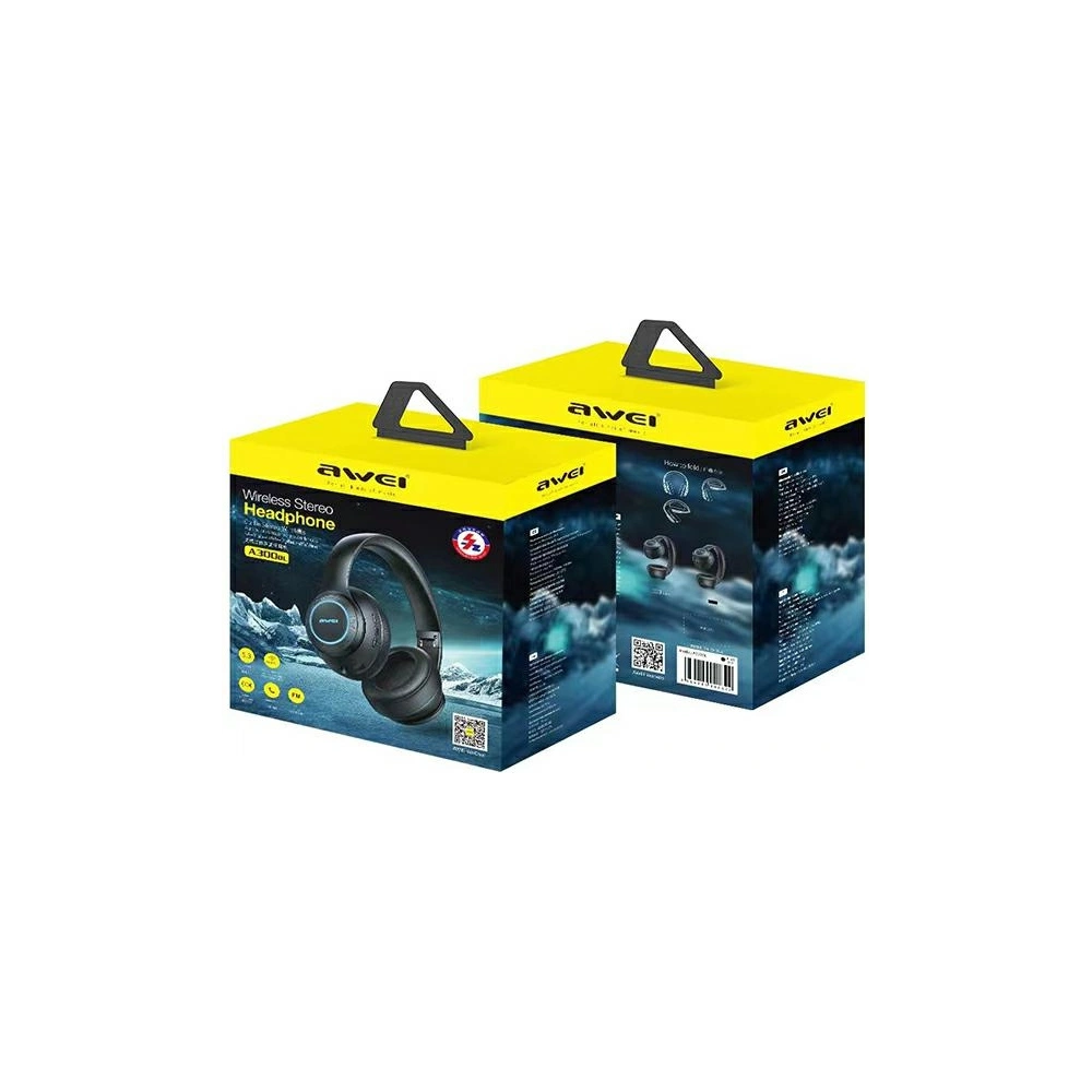Hurtownia GSM - Náhlavní sluchátka AWEI Bluetooth A300BL černá/black - AWEI147 - {ean13} - Hurt