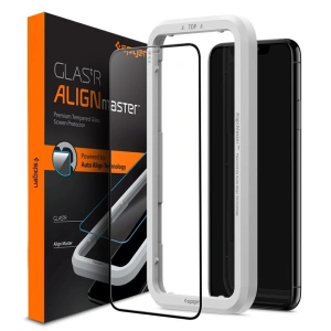 Szkło hartowane Spigen GLAS.tR AlignMaster Apple iPhone 11 Black