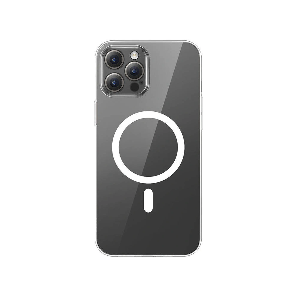 Hurtownia GSM - Etui Baseus Magnetic Crystal Clear Apple iPhone 12 Pro (transparent) + sticlă securizată + set de curățare - BSU4174 - {ean13} - Hurt