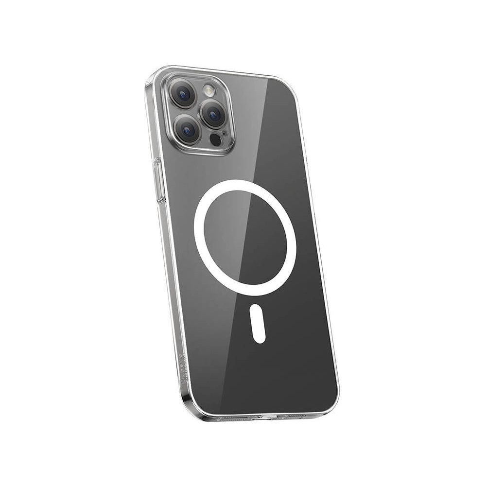 Hurtownia GSM - Etui Baseus Magnetic Crystal Clear Apple iPhone 12 Pro (průhledné) + tvrzené sklo + čisticí sada - BSU4174 - {ean13} - Hurt