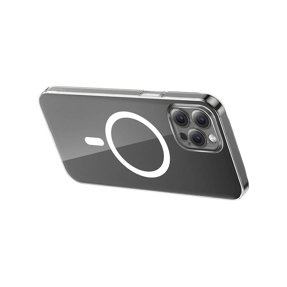Hurtownia GSM - Etui Baseus Magnetic Crystal Clear Apple iPhone 12 Pro (transparent) + gehärtetes Glas + Reinigungsset - BSU4174 - {ean13} - Hurt