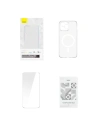 Hurtownia GSM - Etui Baseus Magnetic Crystal Clear Apple iPhone 12 Pro (průhledné) + tvrzené sklo + čisticí sada - BSU4174 - {ean13} - Hurt