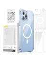 Hurtownia GSM - Etui Baseus Magnetic Crystal Clear Apple iPhone 13 Pro (transparent) + gehärtetes Glas + Reinigungsset - BSU4175 - {ean13} - Hurt