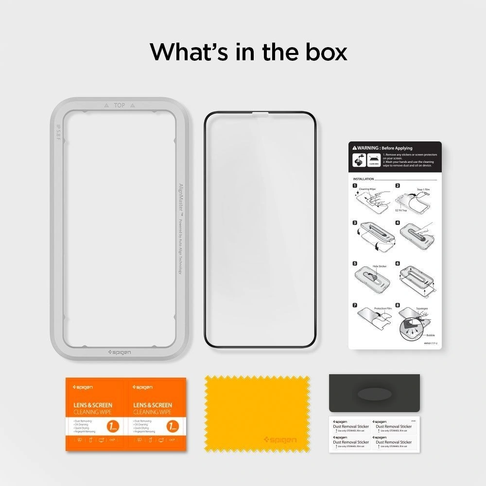 Hurtownia GSM - Szkło hartowane Spigen GLAS.tR AlignMaster Apple iPhone 11 Black - SPN896BLK - {ean13} - Hurt