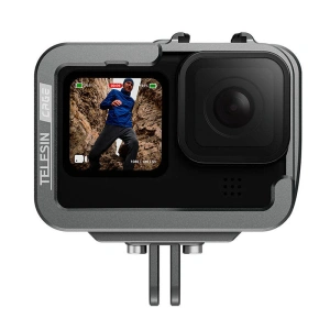 Hurtownia GSM - Hliníkový ochranný kryt Telesin pro GoPro Hero 11/10/9 s vertikálním držákem - TLS105 - {ean13} - Hurt