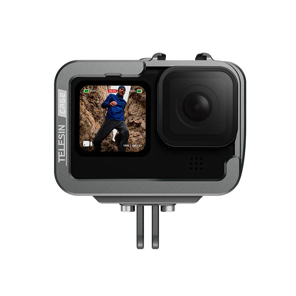 Wholesale TELESIN Aluminum Cage with Vertical Frame for GoPro Hero 11/10/9 - TLS105 - {ean13} - Hurt