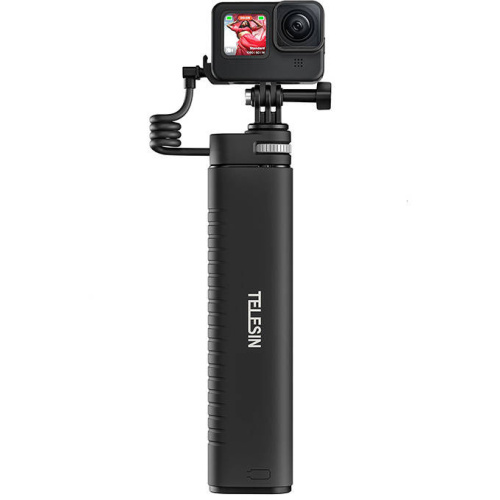 Telesin Distributor - 6974944460739 - TLS107 - TELESIN Rechargeable Selfie Stick for Action Cameras & Smartphones - B2B homescreen