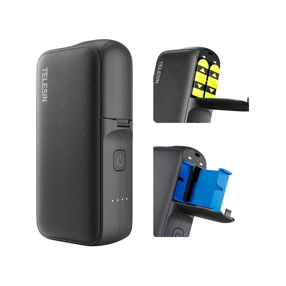 Hurtownia GSM - Nabíječka s powerbankou TELESIN pro GoPro Hero 11/10/9 - TLS108 - {ean13} - Hurt