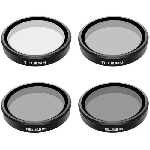 Zestaw 4 filtrów TELESIN CPL/ND8/ND16/ND32 do DJI Osmo Action 3
