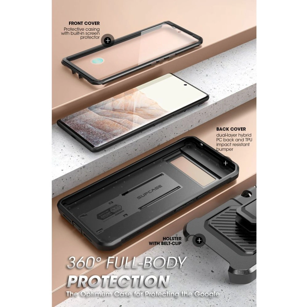 Hurtownia GSM - Etui upcase Unicorn Beetle Pro Google Pixel 7a Schwarz - SPC365 - {ean13} - Hurt