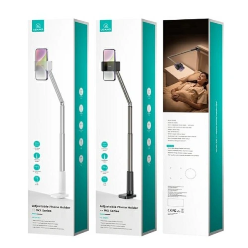 Teleskopowy uchwyt biurkowy USAMS Series czarny/black (US-ZB255)