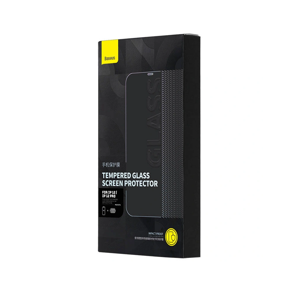 Hurtownia GSM - Szkło hartowane z powłoką przeciwpyłową 0.3mm Baseus Schott HD Apple iPhone 12/12 Pro - BSU4180 - {ean13} - Hurt