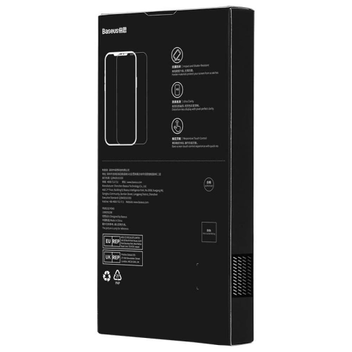 Szkło hartowane z powłoką przeciwpyłową 0.3mm Baseus Schott HD Apple iPhone 12/12 Pro