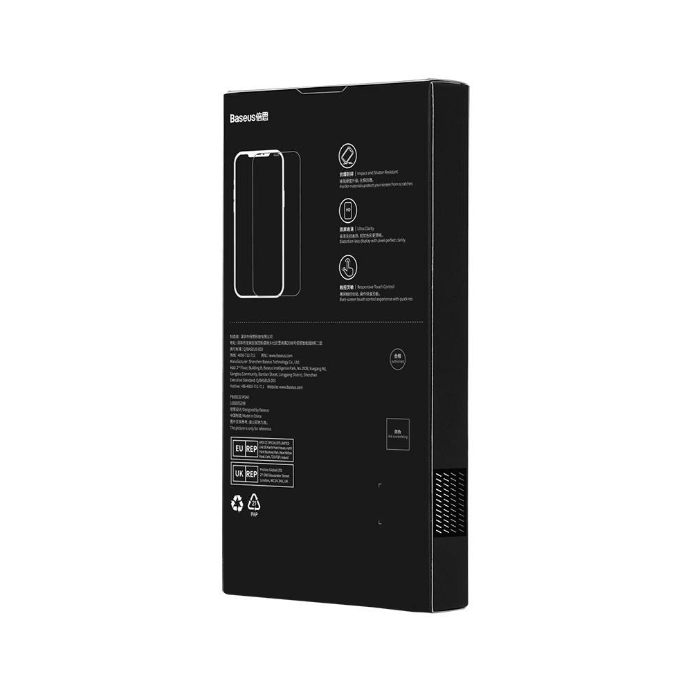 Hurtownia GSM - Szkło hartowane z powłoką przeciwpyłową 0.3mm Baseus Schott HD Apple iPhone 12/12 Pro - BSU4180 - {ean13} - Hurt