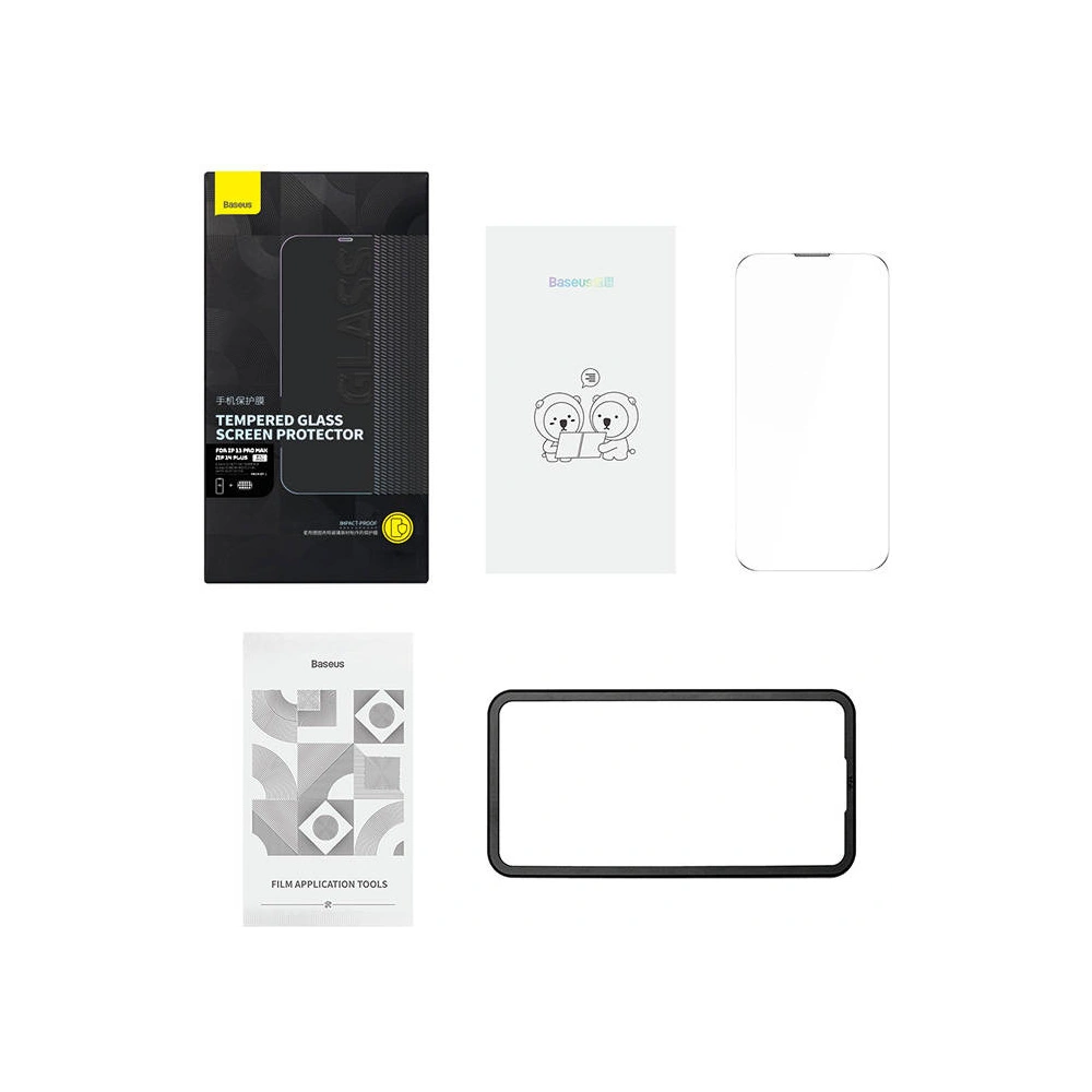 Hurtownia GSM - Sklo tvrzené s prachovým povlakem 0.3mm Baseus Schott HD Apple iPhone iPhone 14 Plus / 15 Plus - BSU4183 - {ean13} - Hurt