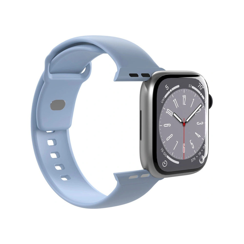 Wholesale PURO ICON strap Apple Watch 4/5/6/7/SE/8/9/10 40/41/42mm (S/M & M/L) (Powder Blue) - PUR697 - {ean13} - Hurt