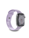 Puro Icon szíj Apple Watch 4/5/6/7/SE/8/9/10 40/41/42mm (S/M & M/L) (Tech Lavender)