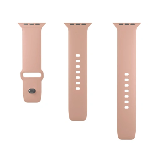 Pasek PURO ICON Apple Watch 4/5/6/7/SE/8/9/10 40/41/42mm (S/M & M/L) (Dusty Pink)