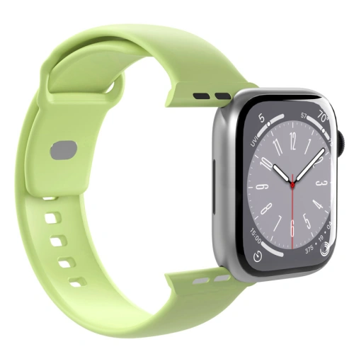 Pasek PURO ICON Apple Watch 4/5/6/7/SE/8/9/Ultra 44/45/49mm (S/M & M/L) (Matcha Green)