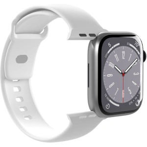 Hurtownia GSM - Pasek PURO ICON Apple Watch 4/5/6/7/SE/8/9/Ultra 44/45/49mmm (S/M & M/L) (Bílá) - PUR709 - {ean13} - Hurt