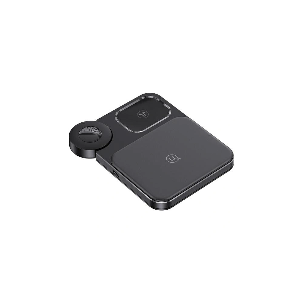 Hurtownia GSM - USAMS vezeték nélküli töltő 3w1 15W fekete/black (US-CD190) - USA963 - {ean13} - Hurt