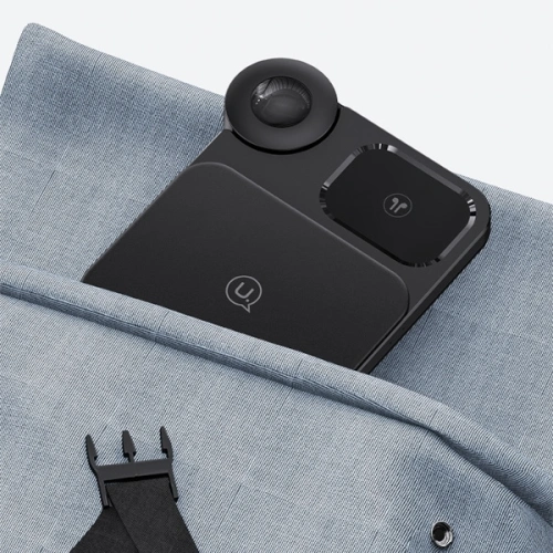 Ładowarka bezprzewodowa USAMS 3w1 15W czarny/black (US-CD190)