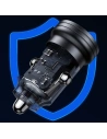 Wholesale USAMS C35 Car Charger USB-A+USB-C 45W Fast Charge black (US-CC175) - USA964 - {ean13} - Hurt